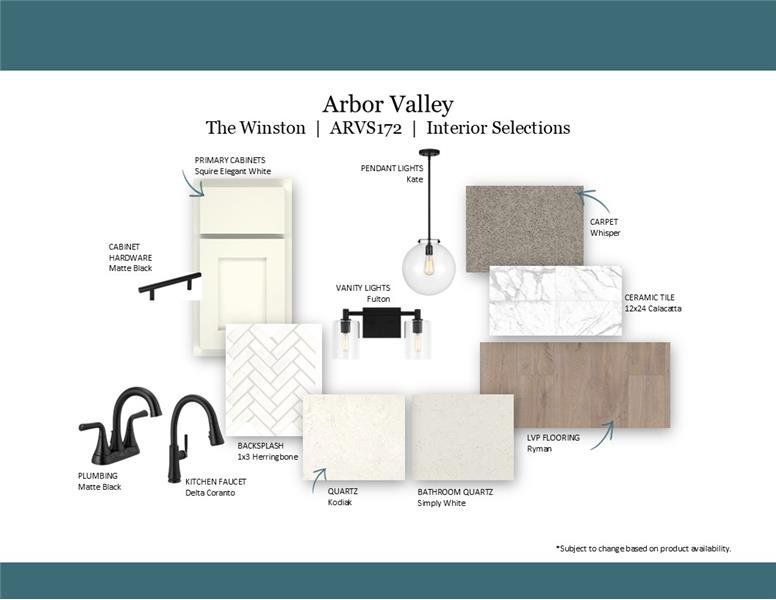 Sample of building materials used in homes in Arbor Valley, Spring Hill (Image 40). Sample of building materials used in homes in Arbor Valley, Spring Hill (Image 40).