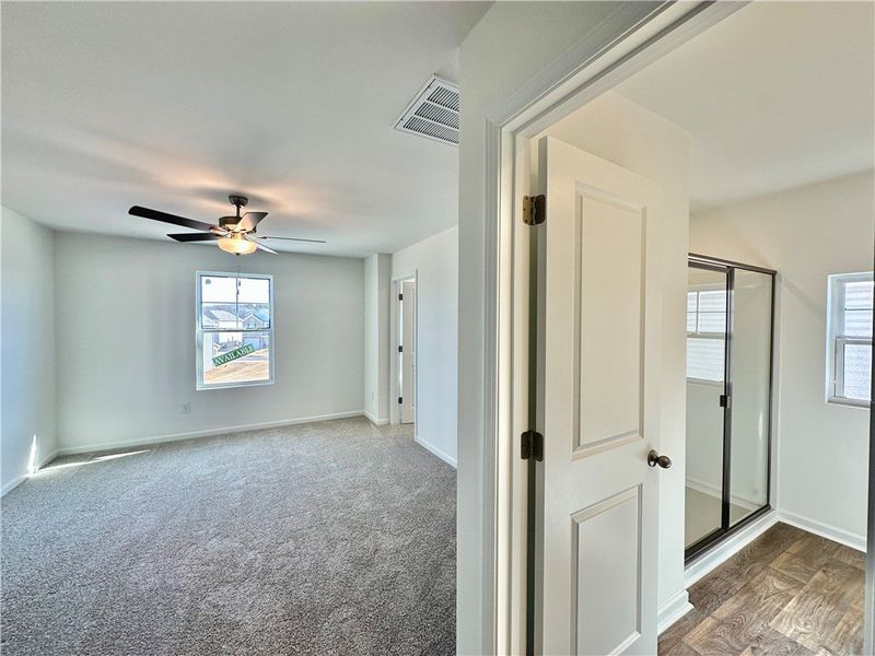 Spacious, unfurnished interior of a new home in Champions Village at Cherry Hill, Pendleton (Image 15). Spacious, unfurnished interior of a new home in Champions Village at Cherry Hill, Pendleton (Image 15).