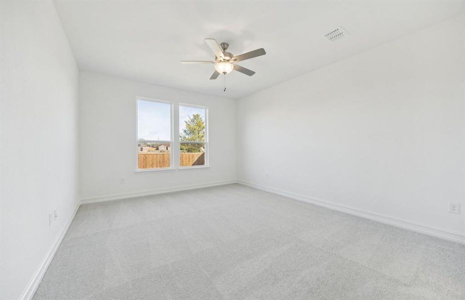 Large windows in owner's suite