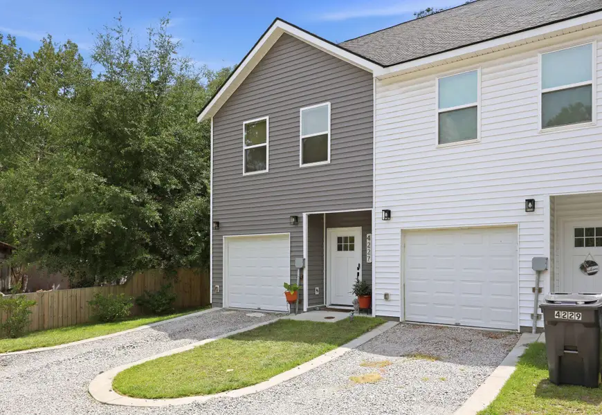 Exterior details and patio area of a home in , North Charleston (Image 24).