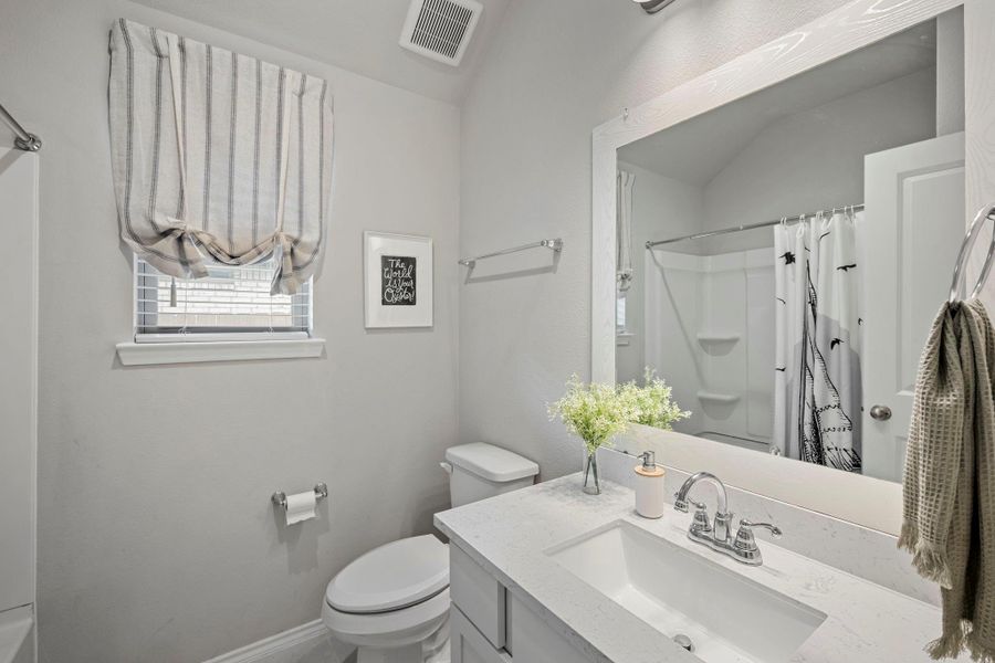 Furnished interior view inside a new home in , Conroe (Image 24).