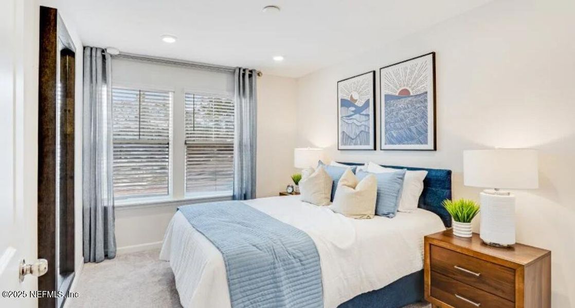 Furnished interior view inside a new home in Silver Falls Townhomes at Silverleaf, St. Johns (Image 8).