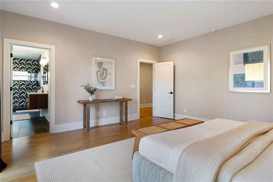 Furnished interior view inside a new home in , Atlanta (Image 17). Furnished interior view inside a new home in , Atlanta (Image 17).