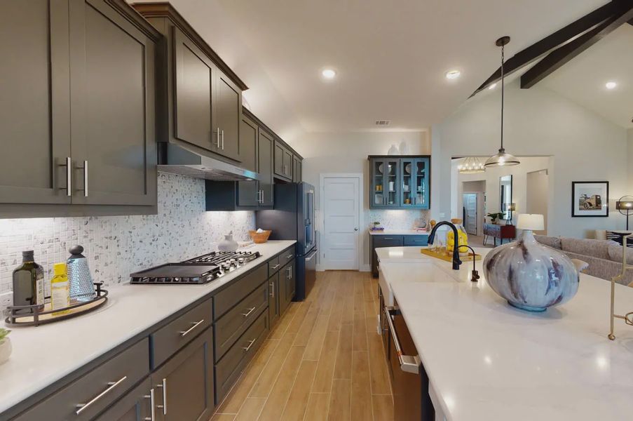 Furnished interior view inside a new home in The Reserve at Potranco Oaks, Castroville (Image 6).