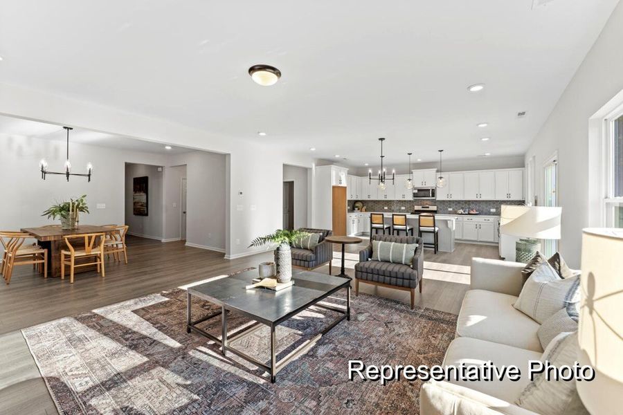 Furnished interior view inside a new home in , Ravenel (Image 8).