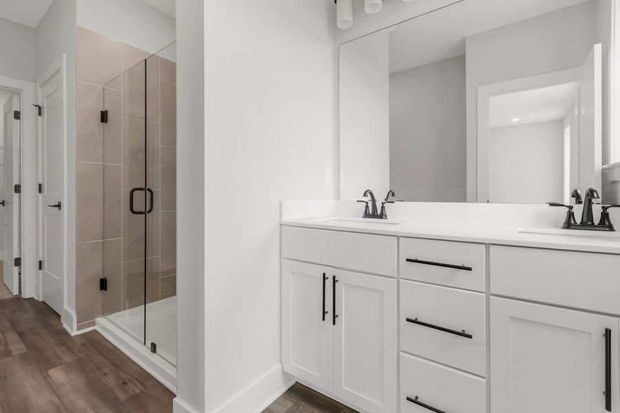Furnished interior view inside a new home in Echo Park, Suwanee (Image 14).