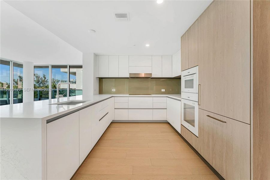 Furnished interior view inside a new home in , Miami Beach (Image 15).