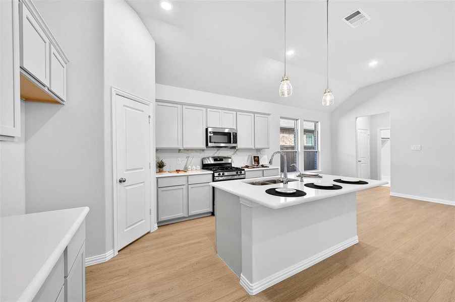 Furnished interior view inside a new home in Tarrytown, Crowley (Image 10).