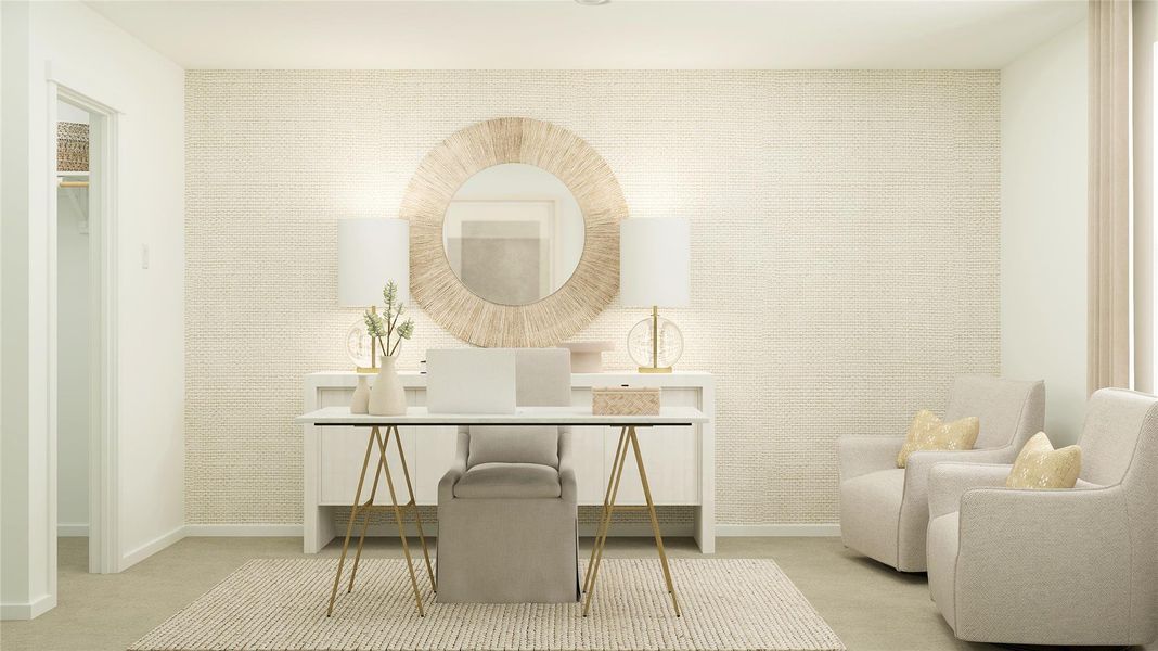 Furnished interior view inside a new home in Firefly Pointe, Hutto (Image 8).