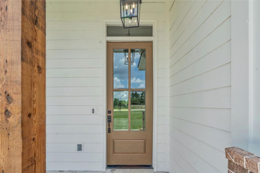 Exterior details and patio area of a home in Chapel Bend, Montgomery (Image 3). Exterior details and patio area of a home in Chapel Bend, Montgomery (Image 3).