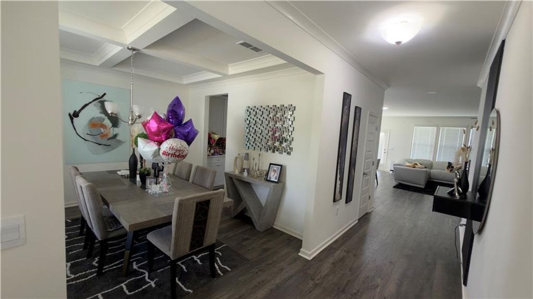 Furnished interior view inside a new home in , Lawrenceville (Image 3).