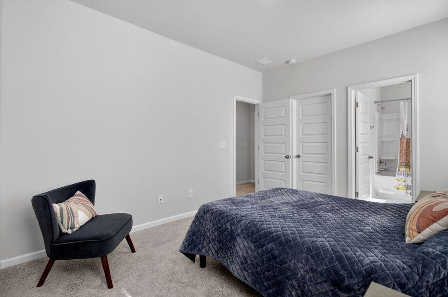 Furnished interior view inside a new home in Sweetgrass at Summers Corner, Summerville (Image 36).