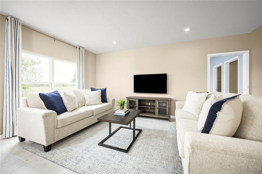 Furnished interior view inside a new home in Crystal Lake Preserve, Dundee (Image 11).