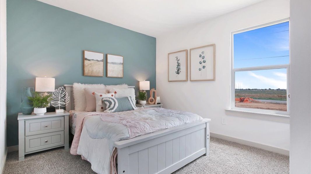 Representative furnished interior of a home built from the The Gaven by D.R. Horton in Terra Vista, Lubbock (Image 24).
