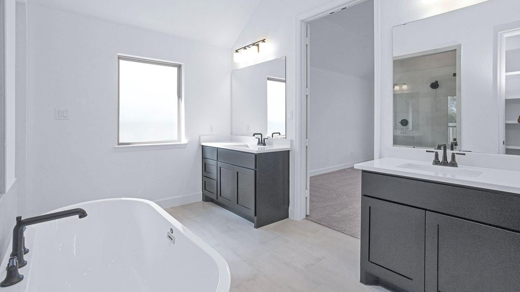 Furnished interior view inside a new home in Colton 55', Montgomery (Image 9).