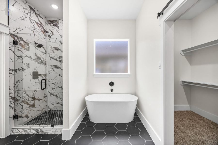 Furnished interior view inside a new home in , La Porte (Image 10).