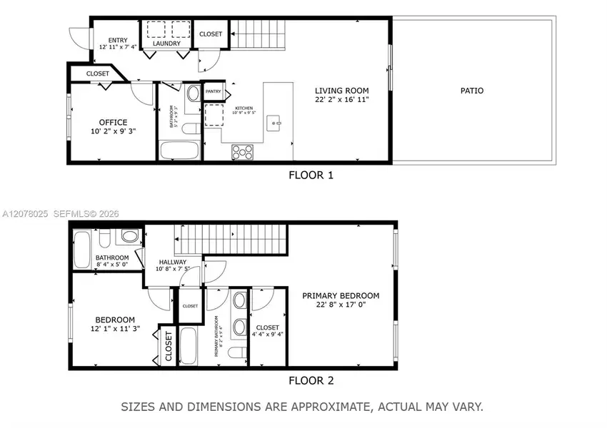 2D floor plan layout of this home in , Florida City, FL (Image 5). 2D floor plan layout of this home in , Florida City, FL (Image 5).