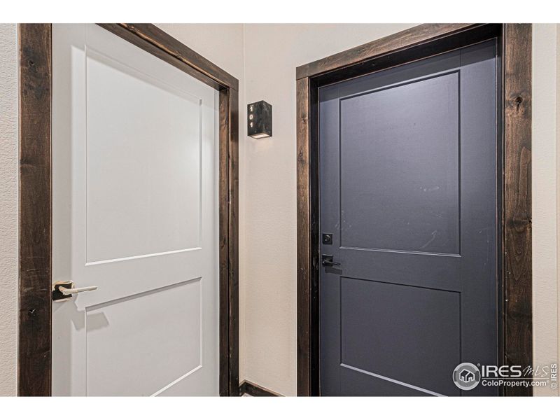 Private Entry from Nicely Maintained Hallways