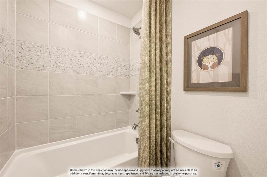 Furnished interior view inside a new home in Abe's Landing, Granbury (Image 18).