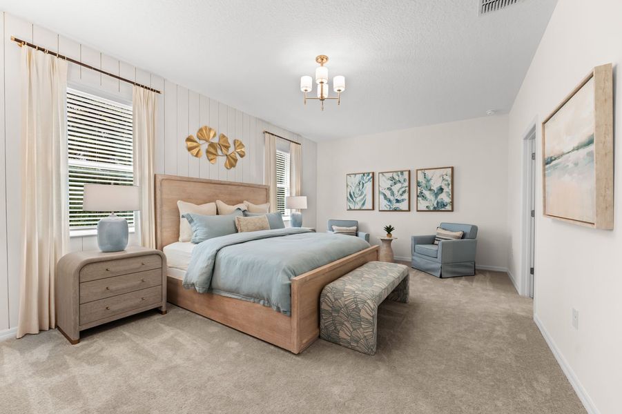 Representative furnished interior of a home built from the The Webber by Stanley Martin Homes in Kentucky Square, Sanford (Image 4).