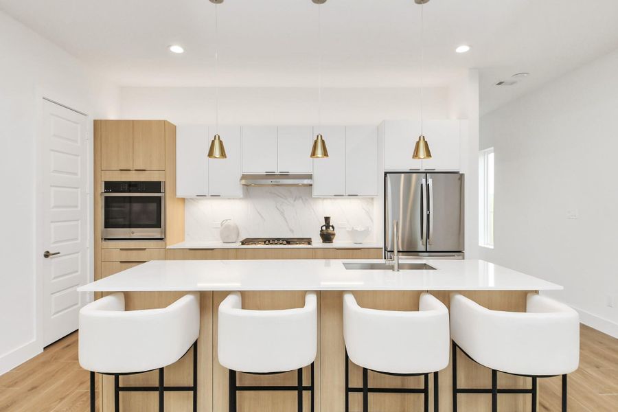 Furnished interior view inside a new home in , Houston (Image 21).