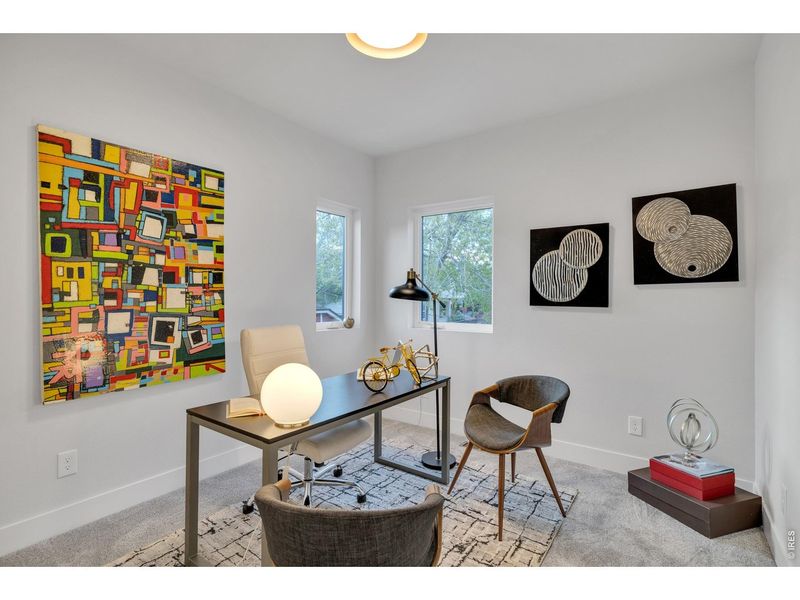 Furnished interior view inside a new home in , Denver (Image 37).