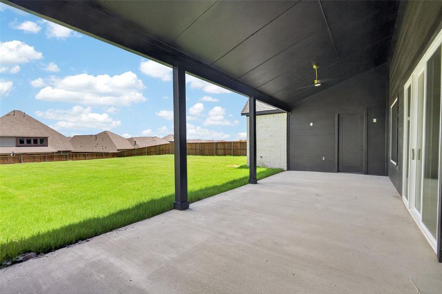 Exterior details and patio area of a home in , Forney (Image 3). Exterior details and patio area of a home in , Forney (Image 3).