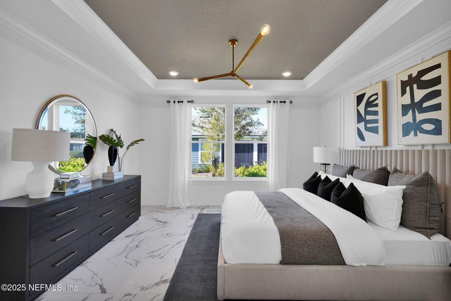 Furnished interior view inside a new home in Summer Bay at Grand Oaks, St. Augustine (Image 31). Furnished interior view inside a new home in Summer Bay at Grand Oaks, St. Augustine (Image 31).