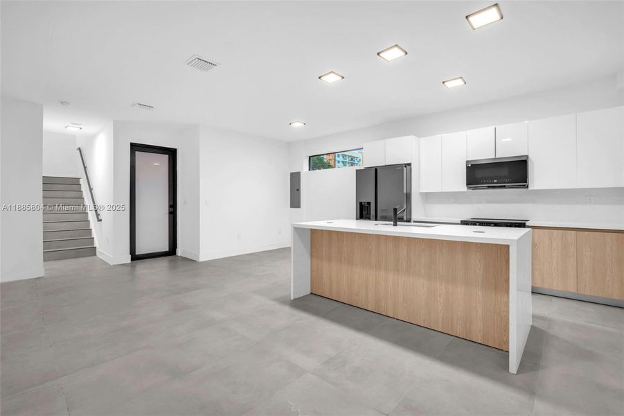 Furnished interior view inside a new home in , Miami (Image 13).