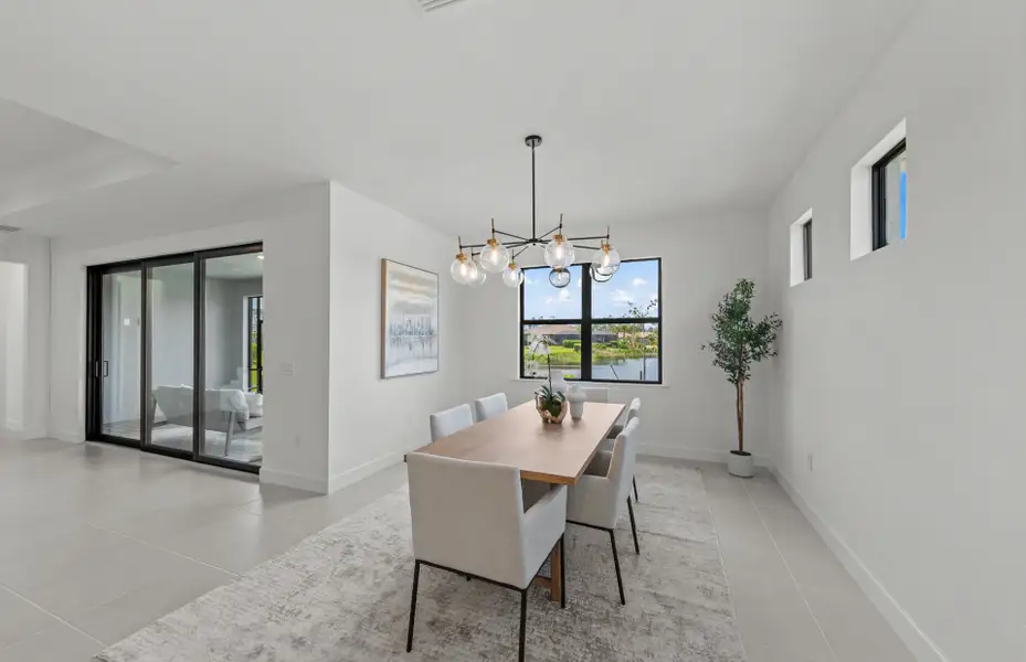 Furnished interior view inside a new home in Arbor Oaks, North Port (Image 6).