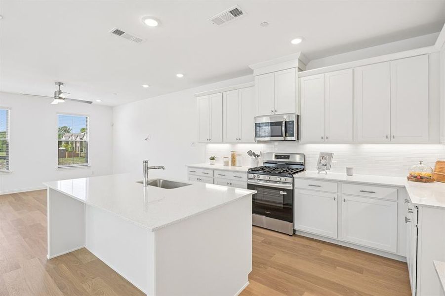 No shortage of space or style in this dream kitchen!