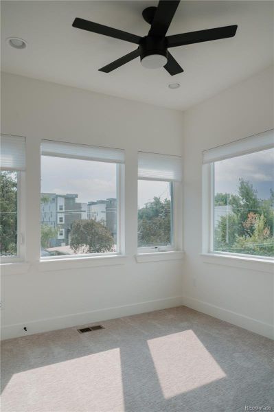 Furnished interior view inside a new home in , Denver (Image 31).