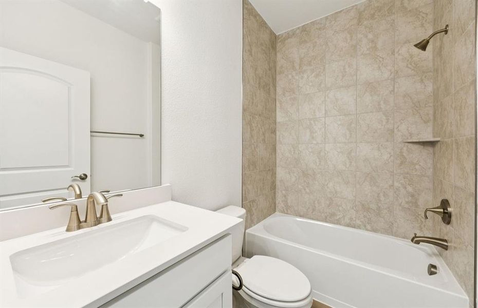 Spacious secondary bathroom *real home pictured Spacious secondary bathroom *real home pictured