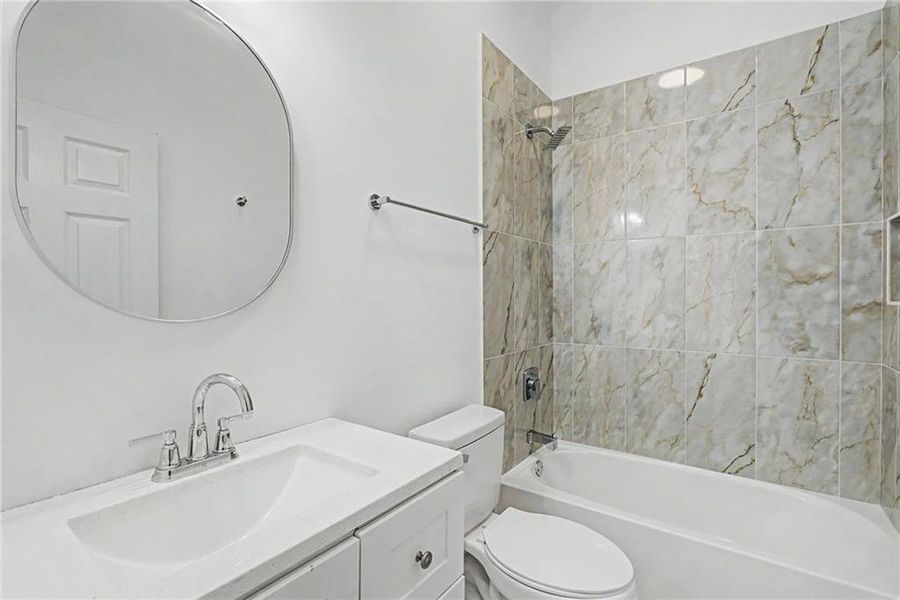 Furnished interior view inside a new home in , Atlanta (Image 15).