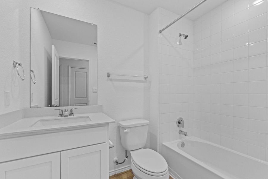 Furnished interior view inside a new home in Valverde, Bastrop (Image 8).