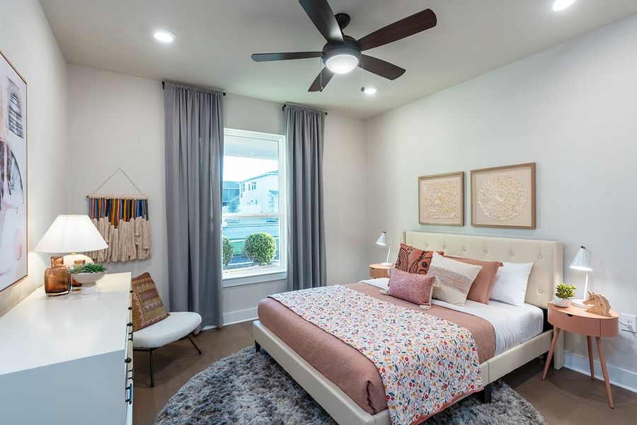 Furnished interior view inside a new home in Easton Park, Austin (Image 15).