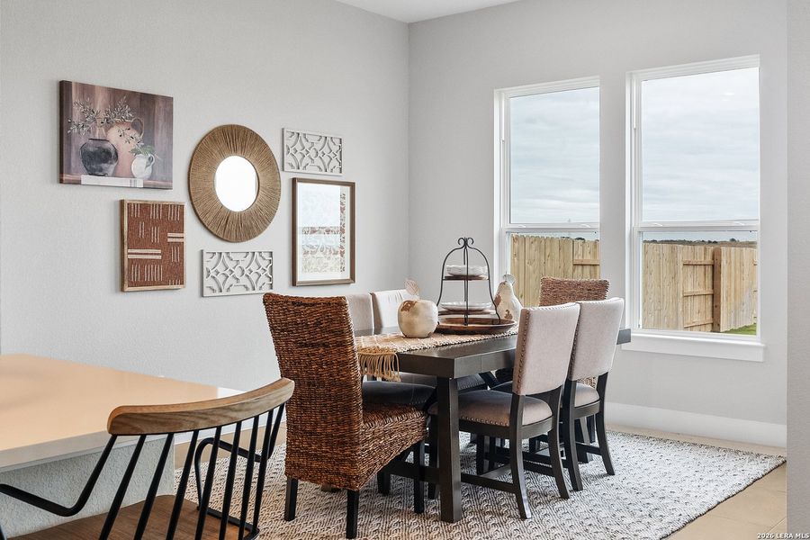 Furnished interior view inside a new home in , New Braunfels (Image 12).