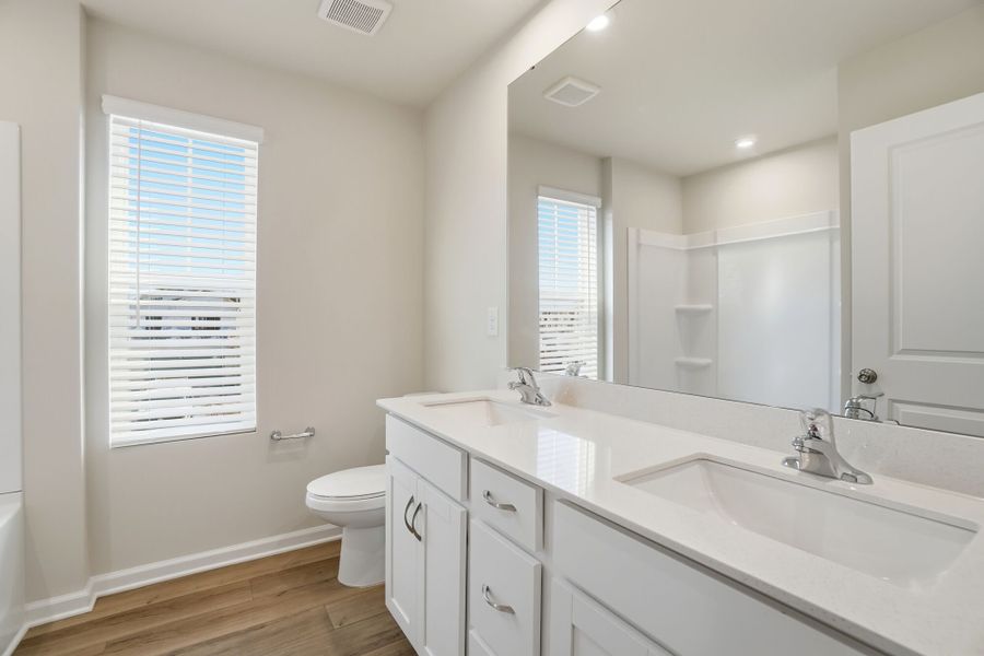 Furnished interior view inside a new home in Waxhaw Landing, Monroe (Image 9). Furnished interior view inside a new home in Waxhaw Landing, Monroe (Image 9).