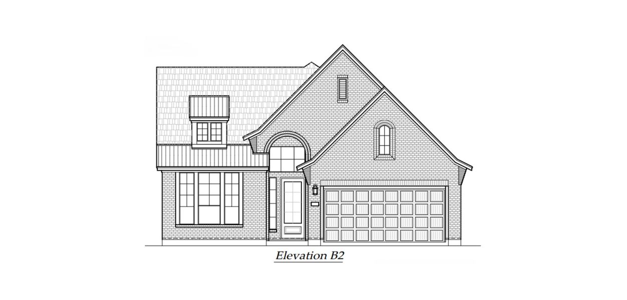 Representative rendering of the exterior for the Hampton by Chesmar Homes (Image 5).
