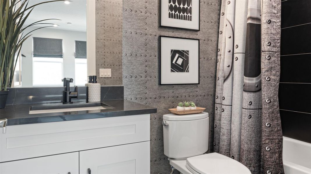 Furnished interior view inside a new home in L'Ambiance at Avenir, Palm Beach Gardens (Image 36).