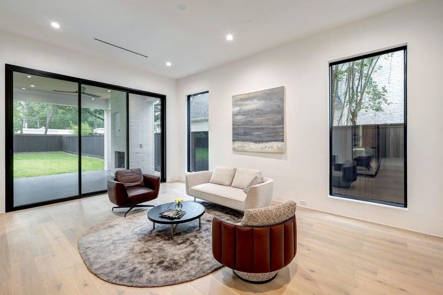 Furnished interior view inside a new home in , Houston (Image 29).