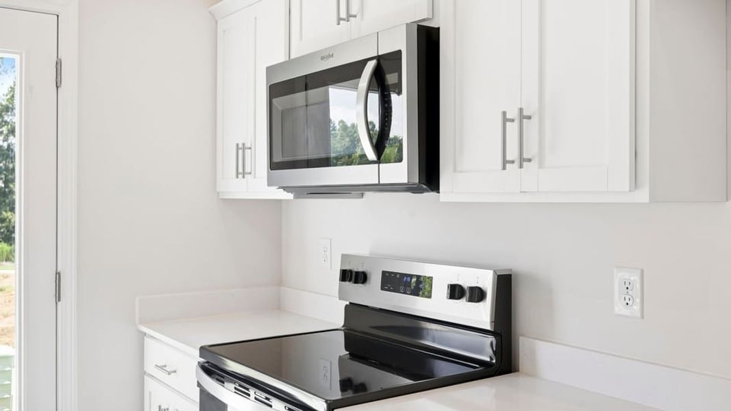 Furnished interior view inside a new home in Covington Village, Greer (Image 7). Furnished interior view inside a new home in Covington Village, Greer (Image 7).