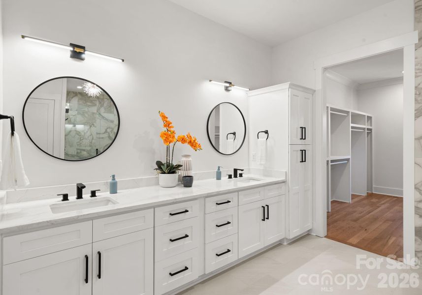 Furnished interior view inside a new home in , Charlotte (Image 4).