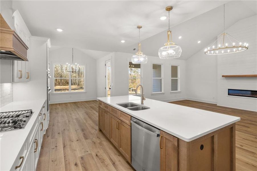 Furnished interior view inside a new home in , Sugar Hill (Image 5).