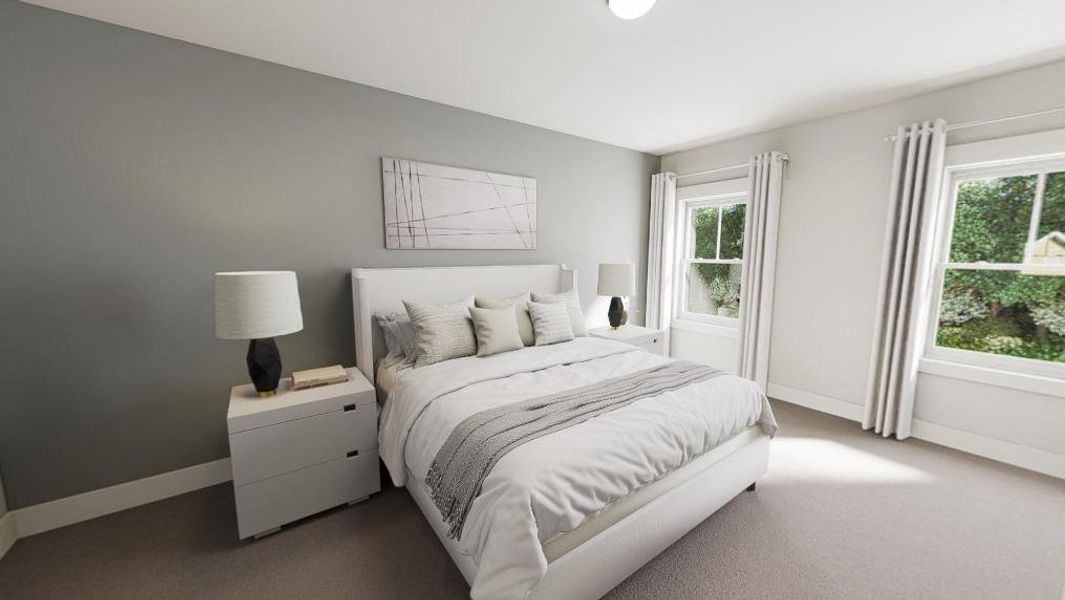 Furnished interior view inside a new home in Golden Gate, High Point (Image 4).