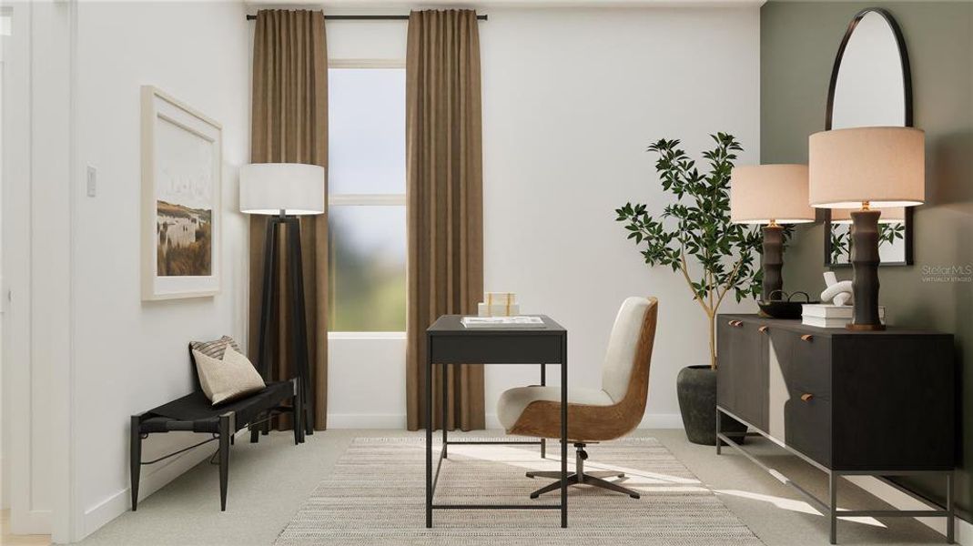 Furnished interior view inside a new home in Wellness Ridge: Classic Collection, Clermont (Image 29).