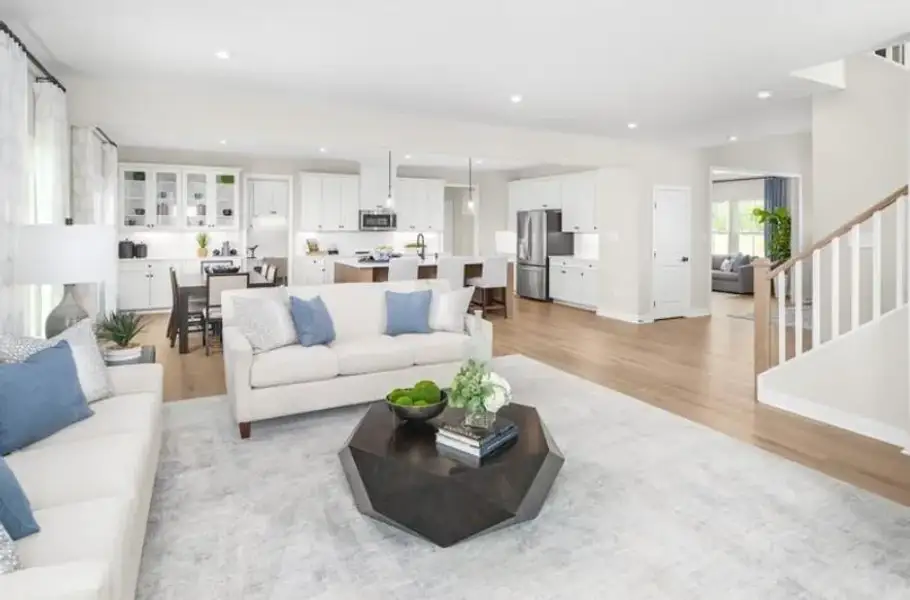 Furnished interior view inside a new home in , Commerce (Image 5).