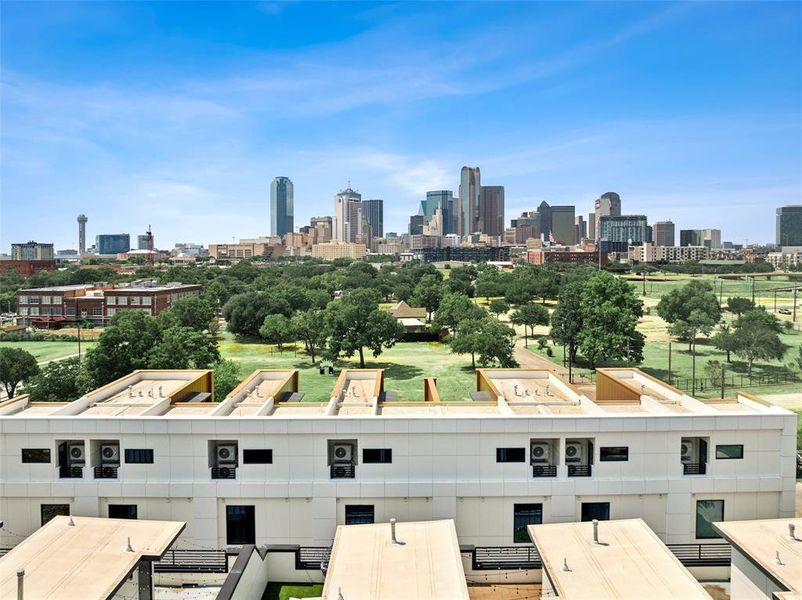 Exterior details and patio area of a home in , Dallas (Image 27).