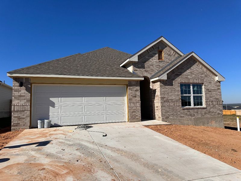 2D floor plan layout of this home in Calumet, Jarrell, TX (Image 3).