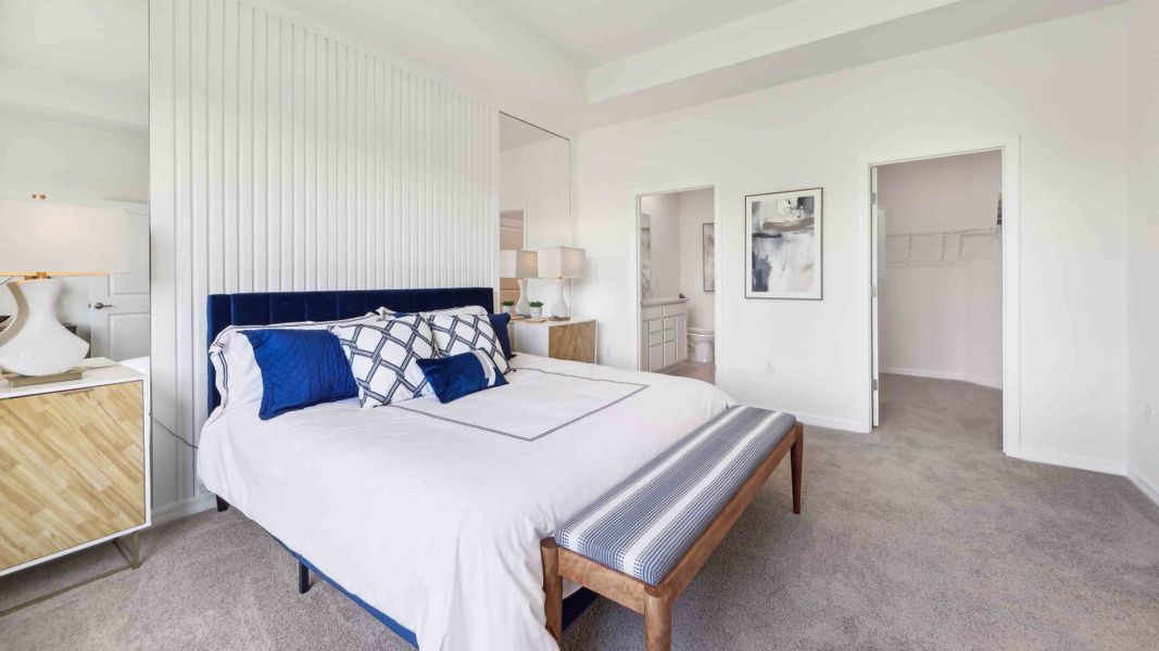 Representative furnished interior of a home built from the Siesta by D.R. Horton in Ocala Preserve, Ocala (Image 14).